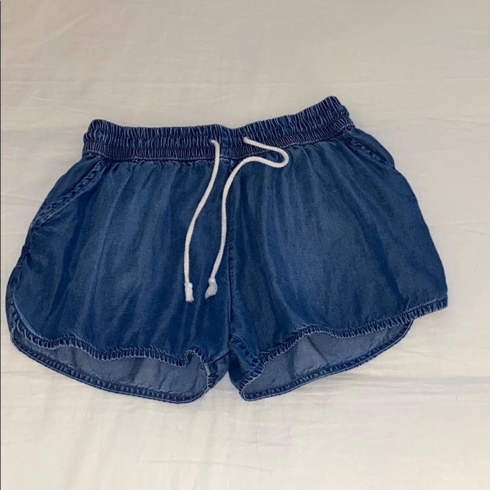 Flowy Denim Shorts